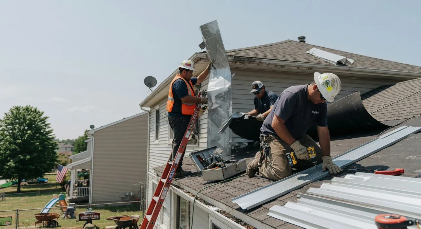 Metal Roof Repair in Lewisville, OH